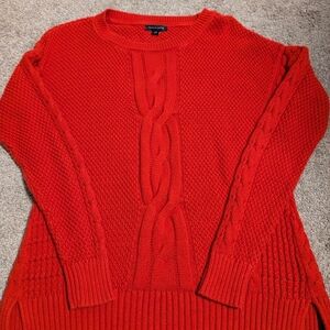 Tommy Hilfiger Red Crew Neck Sweater